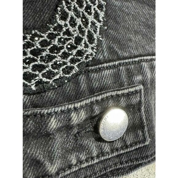 EUC Amiri Crystal Snake Denim Jacket - Picture 7 of 14